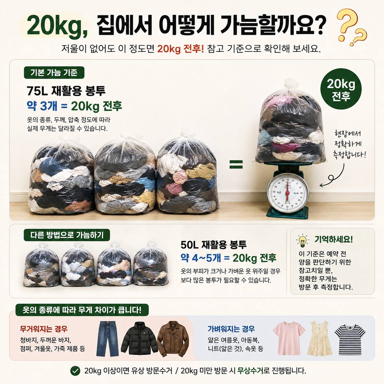 고양 고양시 덕양구 헌옷수거, 원흥·삼송·지축·향동 집에서 한 번에 방문수거 수거 현장 사진 2