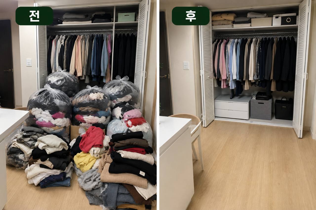 고양 고양시 덕양구 헌옷수거, 원흥·삼송·지축·향동 집에서 한 번에 방문수거 수거 현장 사진 5