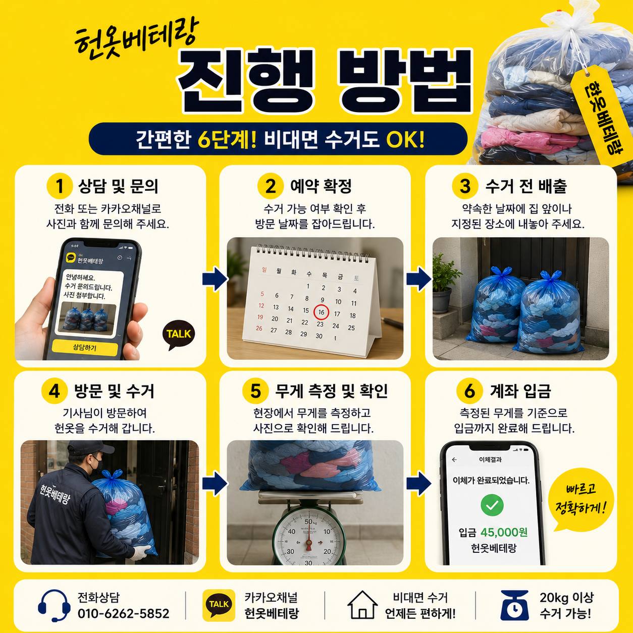 부천 부천 헌옷수거, 방문수거 이용방법 수거 현장 사진 6